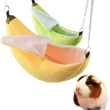Load image into Gallery viewer, Hamster cotton nest banana Shape House Hammock Bunk Bed House Toys Cage For Sugar Glider Hamster Small Animal Bird Pet Supplies
