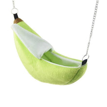 Load image into Gallery viewer, Hamster cotton nest banana Shape House Hammock Bunk Bed House Toys Cage For Sugar Glider Hamster Small Animal Bird Pet Supplies
