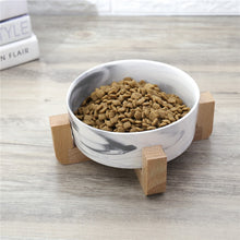 Load image into Gallery viewer, Dry Ceramic Pet Bowl Canister Food Water &amp; Treats for Cats &amp; Dogs More Comfortable Eating for Kitten and Puppy Durable BW929

