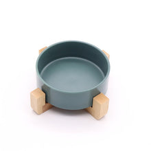 Load image into Gallery viewer, Dry Ceramic Pet Bowl Canister Food Water &amp; Treats for Cats &amp; Dogs More Comfortable Eating for Kitten and Puppy Durable BW929
