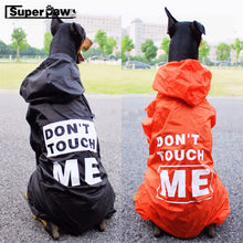 Load image into Gallery viewer, Fashion Medium Large Dog Raincoat Dogs Rain Coat Pet Clothes Puppy Doberman Labrador Waterproof Husky Alaska Jacket TLC02
