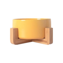 Load image into Gallery viewer, Dry Ceramic Pet Bowl Canister Food Water &amp; Treats for Cats &amp; Dogs More Comfortable Eating for Kitten and Puppy Durable BW929
